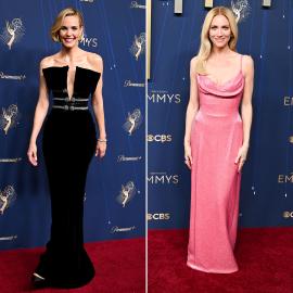 Brittany Snow and Leslie Bibb Couldn't Breathe in Their 2025 Emmys Looks