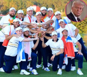President Trump Reacts to European Ryder Cup Team Calling Him Out After Win