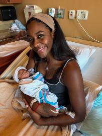 Cheyenne Parker-Tyus Helps Aces to Victory Just 2 Month Postpartum