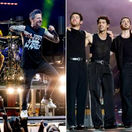 Simple Plan's Pierre Bouvier Joins Jonas Brothers on Stage in Utah
