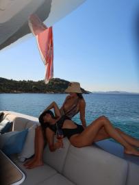 Nina Dobrev Vacations With Miles and Keleigh Teller After Shaun White Split