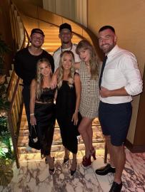 Taylor Swift Wears $150 Vest and Skirt on Date Night With Travis Kelce