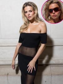 Brooks Nader Soaks Up the Sun in a Nipple-Baring Crochet Halter Top
