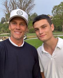 Tom Brady Jokes He's 'Ready' to Kick Son Jack, 18, 'Out the Door'