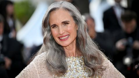 Andie MacDowell Uses the $8 Serum Shoppers Say Makes Hair 'Silky'