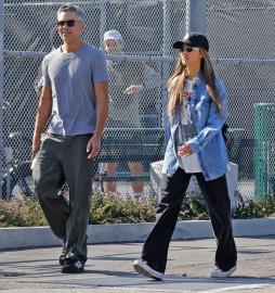 Jessica Alba and Cash Warren Reunite at Daughter's Tennis Match After Split