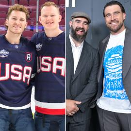 Brady Tkachuk Says He and Matthew Wouldn't Have 'Chance' in Fight With Kelces