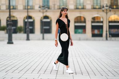 These 17 Tummy-Flattering Dresses Hide Bloat and Look So Cute With Sneakers