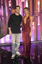 Brooks Nader Rocks Fur Coat and Seemingly Celebrates Ex Gleb’s ‘DWTS’ Exit