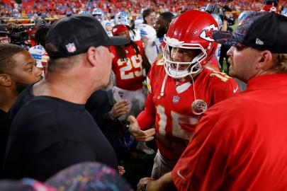 Patrick Mahomes Involved in Massive Brawl to End 'Sunday Night Football' Game