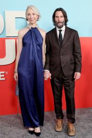 Keanu Reeves Addresses Marriage Rumors, Kisses Alexandra Grant on Red Carpet