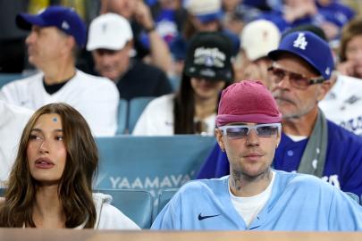 Justin and Hailey Bieber Enjoy Date Night at World Series Game 3 in L.A. Justin and Hailey Bieber Enjoy Date Night at World Series Game 3 in L.A.