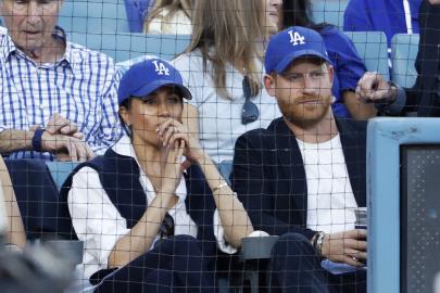 Prince Harry and Meghan Markle Cheer Dodgers on at World Series Game 4 Prince Harry and Meghan Markle Cheer Dodgers on at World Series Game 4
