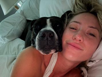Influencer Alix Earle Shares Update on Foster Dog Asia's Leg Surgery