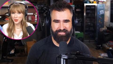 Jason Kelce Reacts to Easter Eggs on Taylor Swift’s 'New Heights' Episode