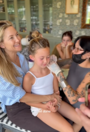 Kate Hudson Shares Sweet Clip of Daughter Rani, 7, Getting Her Ears Pierced