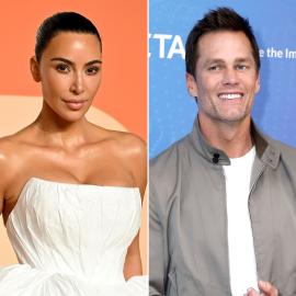 Kim Kardashian Dodges Question About Her Past Relationship With Tom Brady