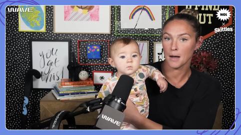 Kylie Kelce Shows Rare Glimpse of Baby Finn's Face While Breast-Feeding