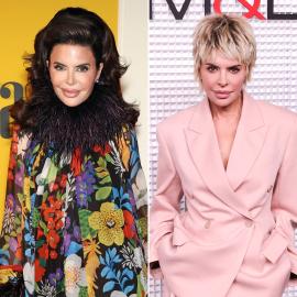 Lisa Rinna Ditches Spiky Pixie Cut for Bouffant Hairdo on Red Carpet Lisa Rinna Ditches Spiky Pixie Cut for Bouffant Hairdo on Red Carpet