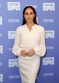 Meghan Markle Appears Visibly Emotional at Charity Event for Pal's Late Son