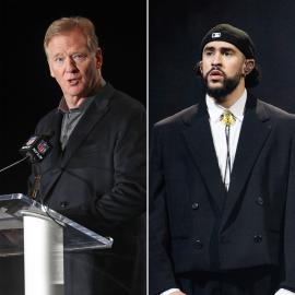 Roger Goodell Says NFL Won’t Reconsider Bad Bunny Halftime Show
