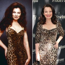 Fran Drescher Reprises Leopard Print Dress at Her Walk of Fame Ceremony