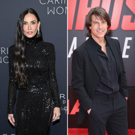 Demi Moore Thought Tom Cruise Was 'Embarrassed' by Her Pregnancy During Shoot Demi Moore Thought Tom Cruise Was 'Embarrassed' by Her Pregnancy During Shoot