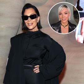 Kris Jenner Debuts New Bleached Blonde Hair 