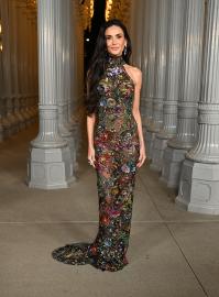 Demi Moore Proves There's No Age Limit Slaying the Naked Dress Trend